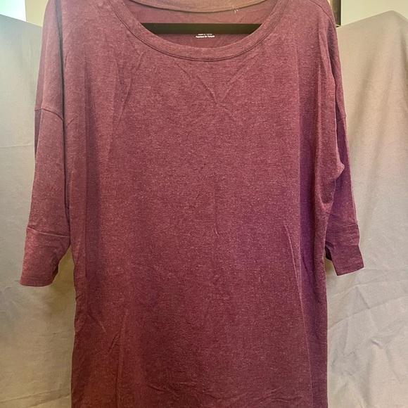 Toad&Co Purple Boxy Relaxed T-Shirt - Picture 1 of 2